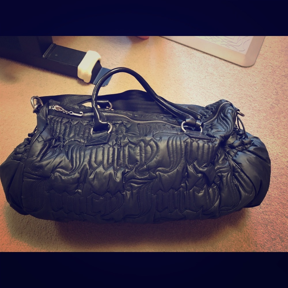Jucy couture duffel bag and travel bag